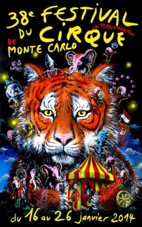 38ο Διεθνεσ Φεστιβαλ Τσιρκου, Μόντε Κάρλο / 38e Festival International du Cirque de Monte-Carlo (2014)